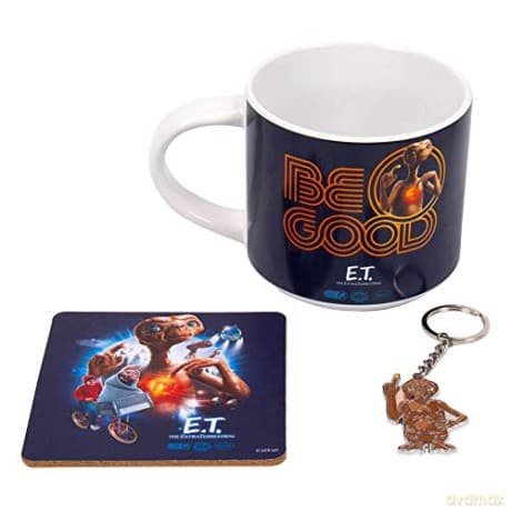 E.T. mug, coaster & keyring gift set / zestaw prezentowy E.T. kubek, podkładka, brelok
