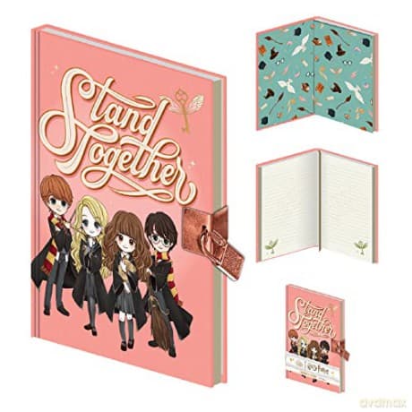 HARRY POTTER (STAND TOGETHER) A5 PREMIUM LOCKABLE NOTEBOOK / notatnik zamykany A5 premium Harry Potter - STAND TOGETHER