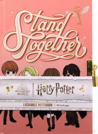 HARRY POTTER (STAND TOGETHER) A5 PREMIUM LOCKABLE NOTEBOOK / notatnik zamykany A5 premium Harry Potter - STAND TOGETHER