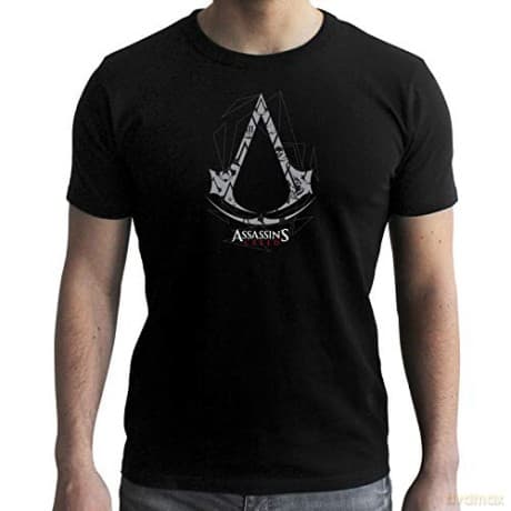 ASSASSIN'S CREED - Tshirt - Crest - man SS black - new fit