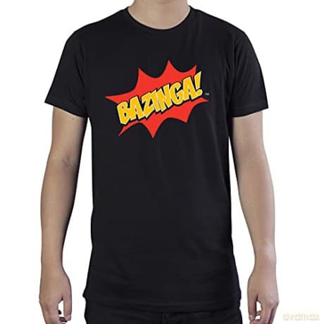THE BIG BANG THEORY - Tshirt Bazinga man SS black - basic