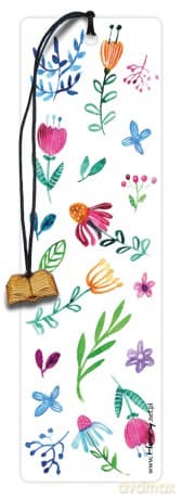 Zakładka Kwiaty różowe