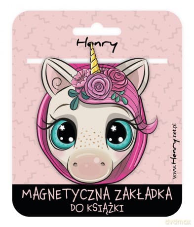 Zakładka magnetyczna Jednorożec