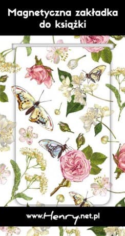 Zakładka magnetyczna kwiaty