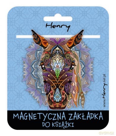 Zakładka magnetyczna mandala Koń