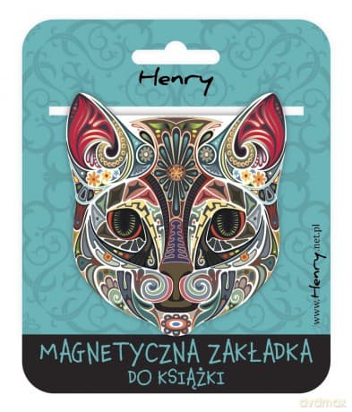 Zakładka magnetyczna mandala Kot