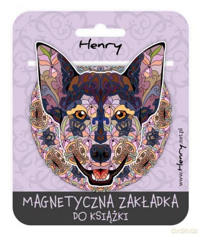 Zakładka magnetyczna mandala Pies