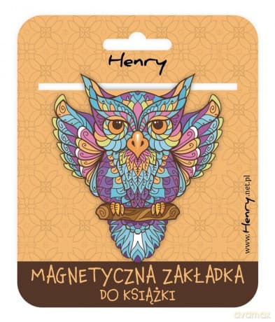 Zakładka magnetyczna mandala Sowa
