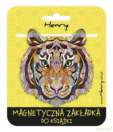 Zakładka magnetyczna mandala Tygrys