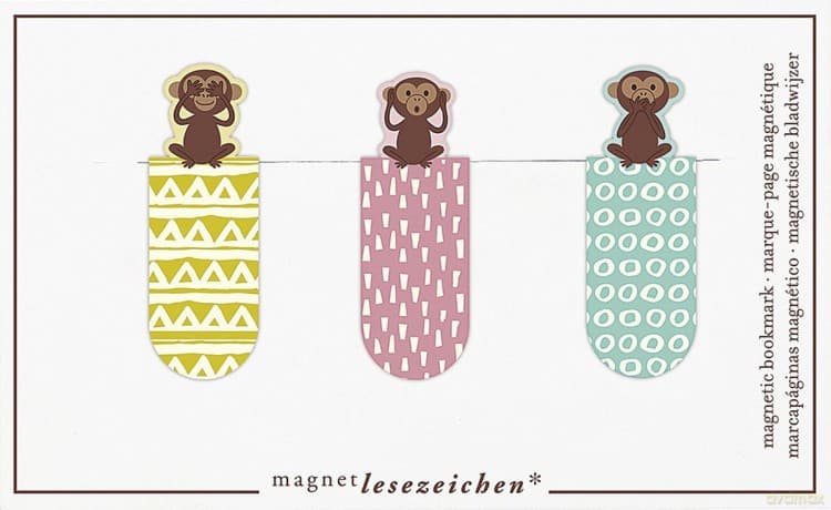 Zakładki Magnetyczne Małpki