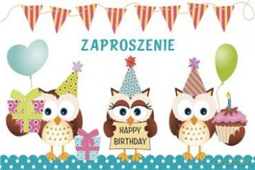 Zaproszenie dziecięce Pol Mak z dzie 38199