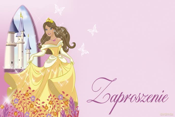 Zaproszenie dziecięce Pol Mak z dzie 46160