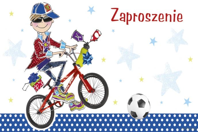 Zaproszenie dziecięce Pol Mak z dzie 46233