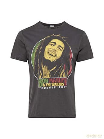 Bob Marley Will You Be Loved Amplified Vintage Charcoal X Large T Shirt