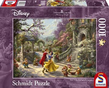 Disney Snow White - Dancing With The Prince 1000Pc (Thomas Kinkade) [PUZZLE]
