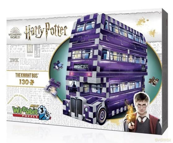 Harry Potter: Mini Knight Bus (130Pc) 3D [PUZZLE]