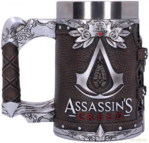 Assassins Creed Tankard of the Brotherhood (high: 15,5 cm) / Kolekcjonerski kufel bractwa Assassins Creed (wys: 15,5 cm)