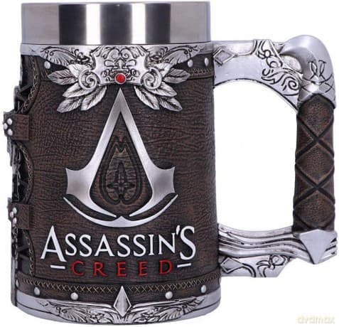 Assassins Creed Tankard of the Brotherhood (high: 15,5 cm) / Kolekcjonerski kufel bractwa Assassins Creed (wys: 15,5 cm)