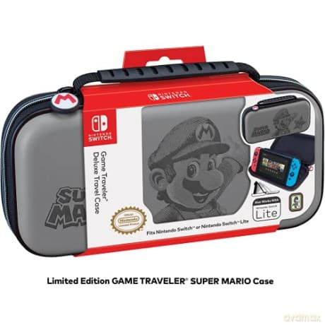 Bigben Custodia Super Mario Switch - Ufficiale Nintendo, Grigio