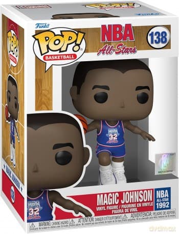 Funko 59373 POP NBA:Legends-Magic Johnson(Blue All Star Uni 1991), Multicolore [FIGURKA]