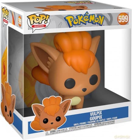 Funko 63700 POP Jumbo: Pokemon - Vulpix (EMEA) [FIGURKA]