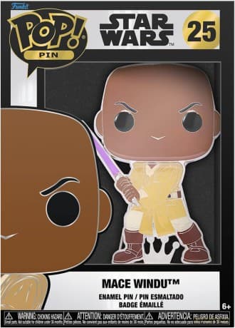 Funko Loungefly POP! Large Pop Pin - Star Wars: Mace Windu [FIGURKA]