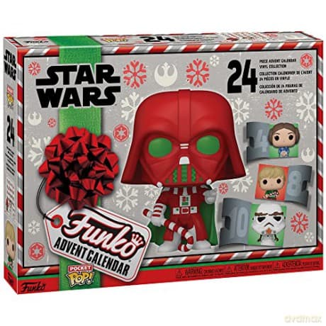 Funko Pop Calendario Dell'Avvento 2022: Star Wars Con 24 Giorni Di Sorpresa Pocket Pop! Figurine Giocattoli Calendario Dell'Avvento, Multicolore, ?39.37 x 27.94 x 8.26 cm; 67.47 grammi [FIGURKA]