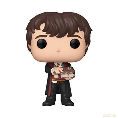 Funko- Pop Harry Potter-Neville w/Monster Book Figura da Collezione, Multicolore, 48068 [FIGURKA]