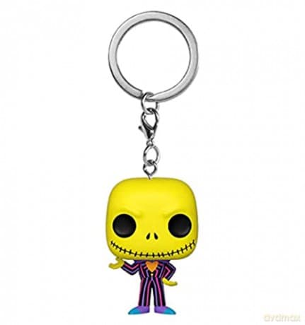 Funko POP Keychain: The Nightmare Before Christmas - Blacklight - Jack [FIGURKA]