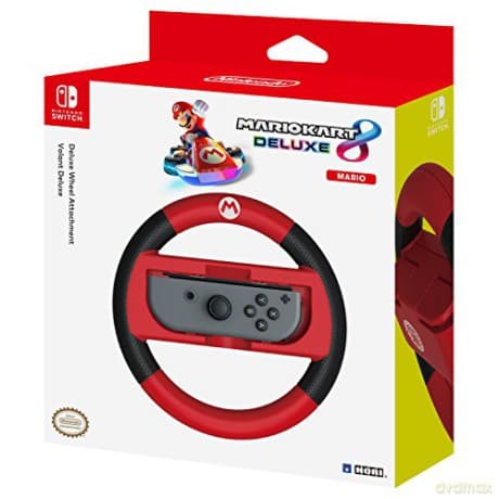 Hori Volante Joy-Con Mario Kart 8 Deluxe (Versione Mario) - Ufficiale Nintendo -