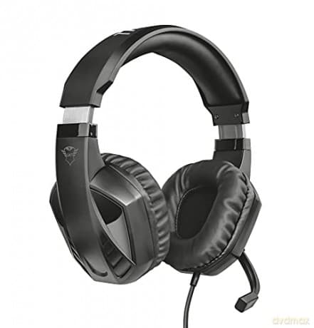 Trust Cuffie Gaming GXT 412 Celaz con Microfono a Scomparsa, 3.5 mm Jack, Filo, Over Ear, Unita Altoparlanti Attive da 50 mm, PC, PS4, PS5, Xbox Series X, Xbox One, Switch, Nero