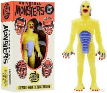 Universal Monsters: Universal Monsters Reaction Figure - Creature From The Black Lagoon (Glow-In-The-Dark Costume Colors)