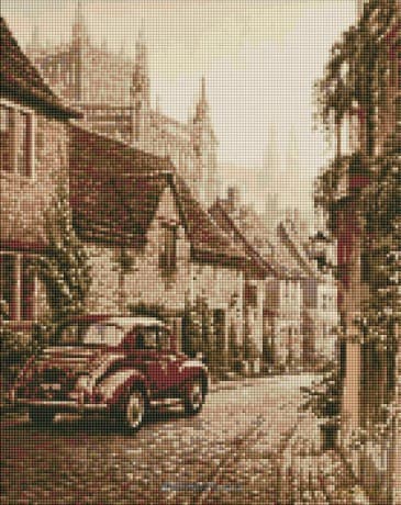 Diamentowa mozaika - Stare Miasto 40x50 cm