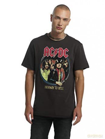 AC/DC: AC/DC Highway To Hell Amplified Vintage Charcoal Xx Large T Shirt