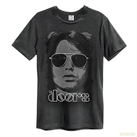 The Doors: Doors - Mr Mojo Risin Tee Amplified Small Vintage Charcoal T Shirt