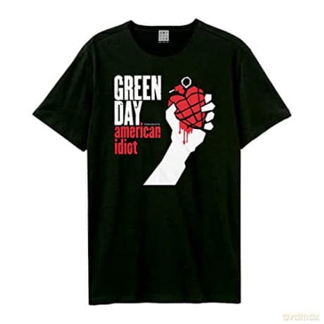 Greenday: Greenday - American Idiot Amplified X Large Vintage Black T Shirt