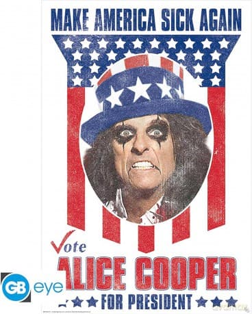 ALICE COOPER - Poster Maxi 91.5x61 - Cooper for President