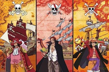 ONE PIECE - Poster Maxi 91.5x61 - Captains & Boats