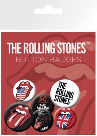 THE ROLLING STONES - Badge Pack - Lips