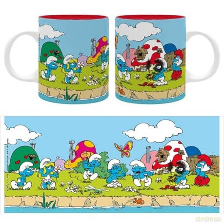 THE SMURFS - Kubek 320ml GROUP