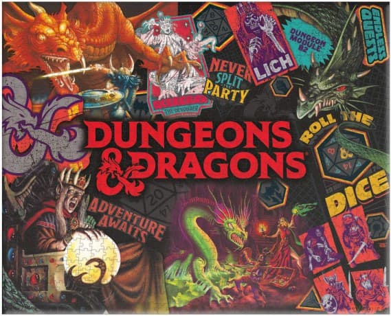 Dungeons and Dragons jigsaw (1000 pcs) / Puzzle Dungeons and Dragons (1000 elementów) [PUZZLE]