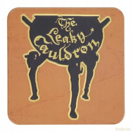 Harry Potter Leaky Cauldron Glass and Coaster Set / Zestaw prezentowy Harry Potter Dziurawy kocioł: szklanka plus podstawka