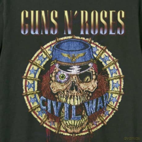 Guns N Roses: Guns N Roses Civil War Amplified Small Vintage Charcoal T Shirt
