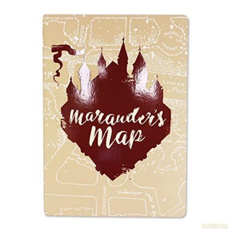 Harry Potter: Harry Potter Marauders Map A5 Notebook (Flex)