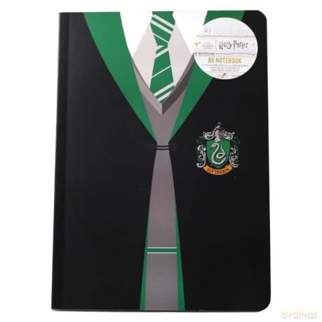 Harry Potter: A5 Notebook Soft - Harry Potter (Uniform Slytherin)