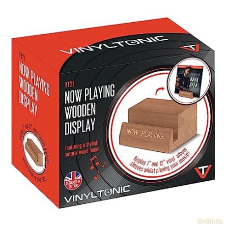 Vinyltonic Now Playing Wooden Stand