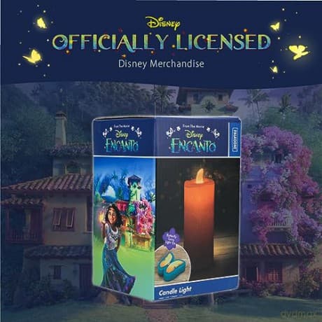 Disney Encanto Candle Light with Butterfly Remote / Disney lampka świeczka zdlanie włączana - Nasze Magiczne Encanto