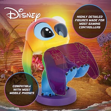 Disney Lilo & Stitch: Rainbow Stitch phone & controller holder (20 cm) / Stojak Disney Lilo i Stitch - Tęczowy Stitch (20 cm)