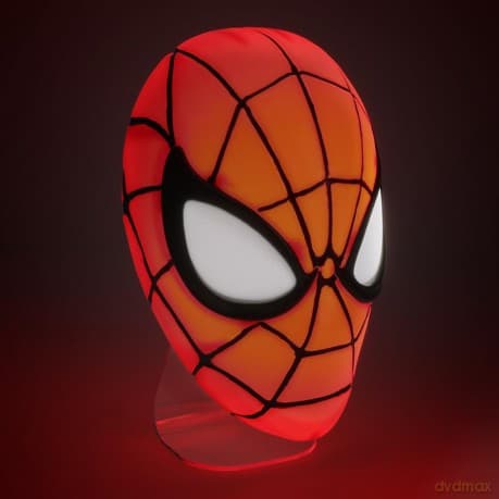 Marvel Spiderman Mask desktop / wall light (high: 15 cm) / lampka ścienno-biurkowa Marvel Spiderman maska (wysokość: 15 cm)