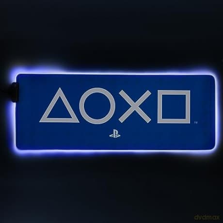 Playstation Light Up desk mat - mousepad (80 x 30 cm) / Playstation mata na biurko - podkładka pod myszkę (80 x 30 cm) z podświetleniem